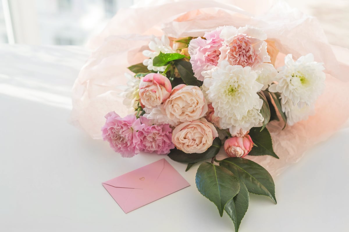 Handmade flower arrangements